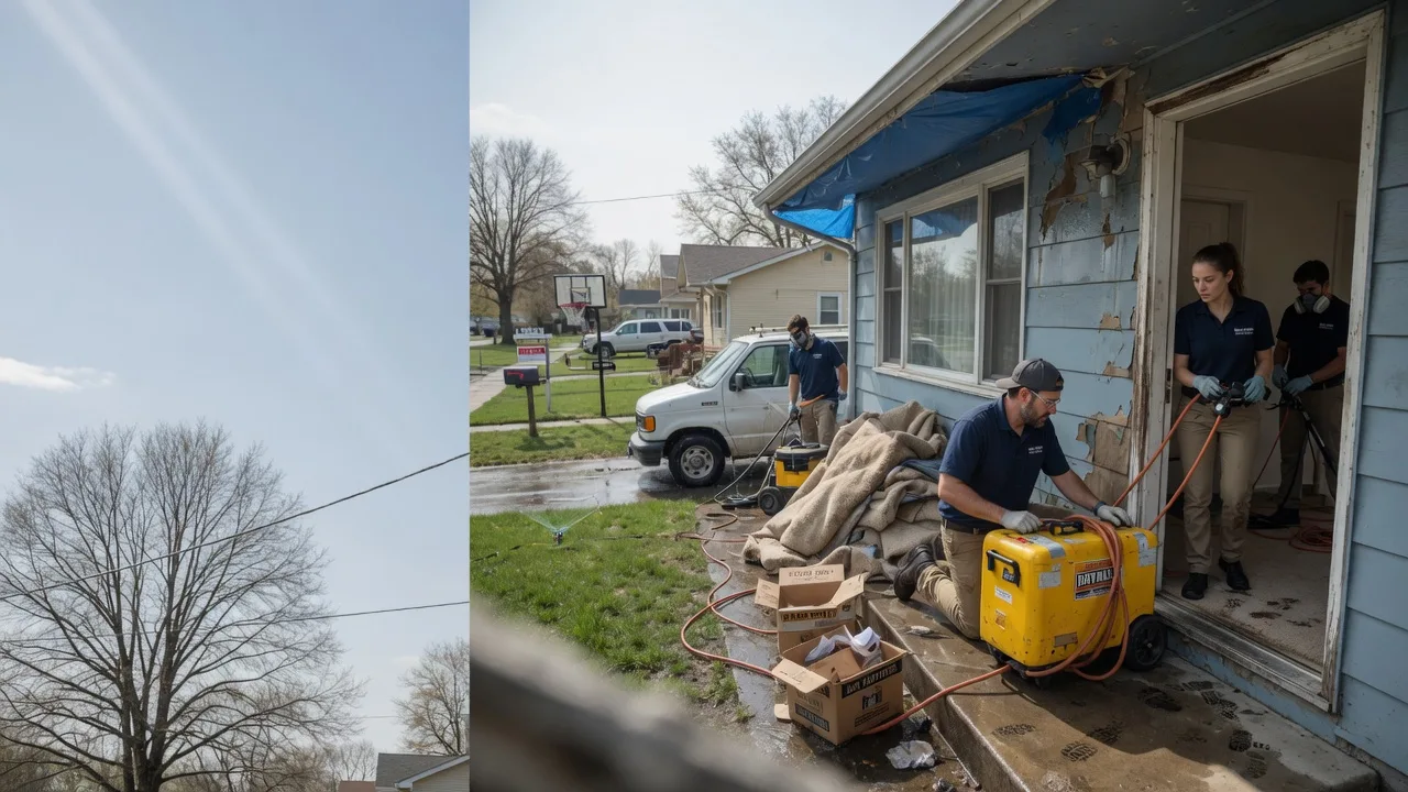 Basement Flood Cleanup in Conway, PA near me